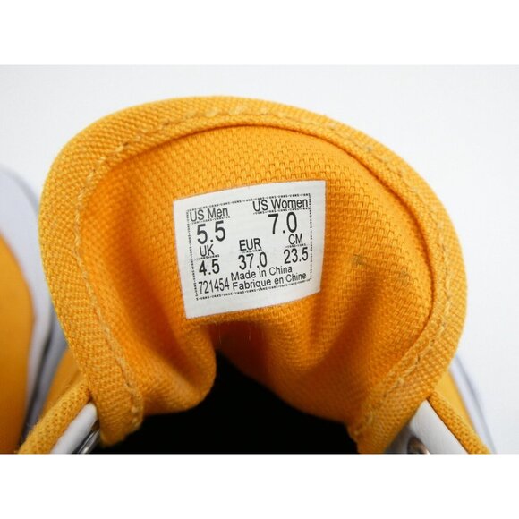 Vans Orange Sneakers Women's Size 7; Men's Size 5.5 - Picture 10 of 11
